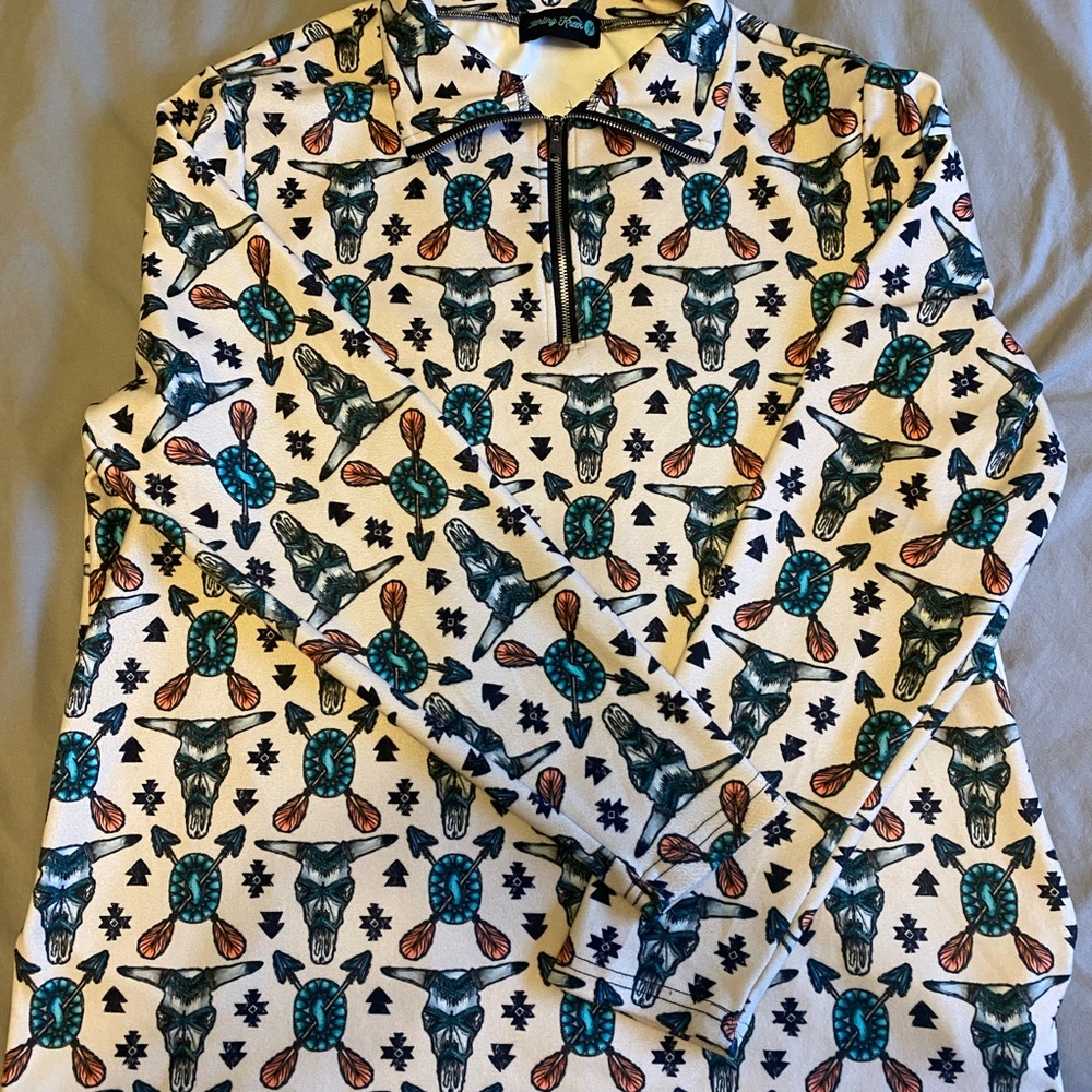 Colorful Animal Print Pullover